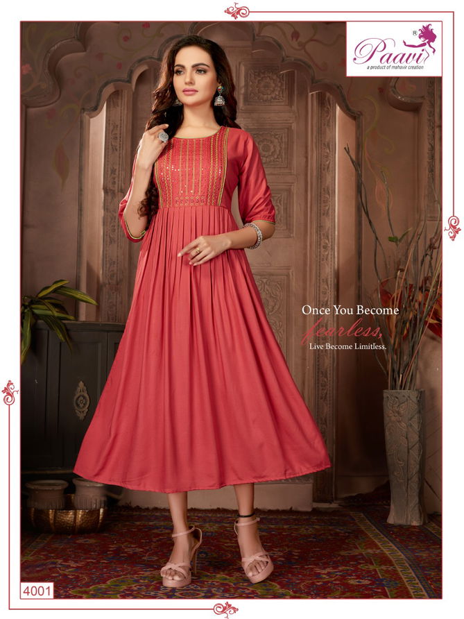 Paavi Falak 4 Ethnic Wear Wholesale Designer Kurtis